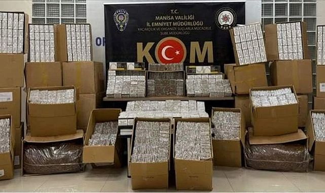 Manisa&#039;da kaçakçılık operasyonu!