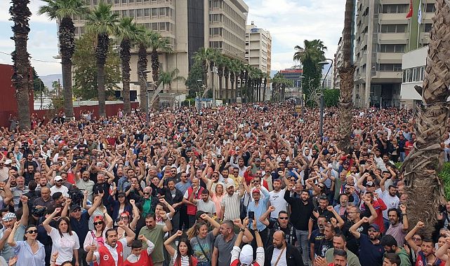 Üçüncü gün: Grevci işçiler İZSU önünde!