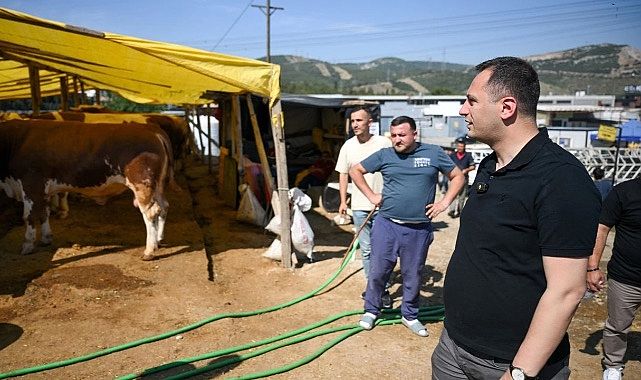 Bornova&#039;da Başkan Eşki Kurban Bayramı öncesi hazırlıkları inceledi