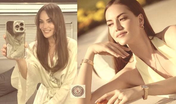 Fahriye Evcen’den Londra dönüşü sürpriz imaj!