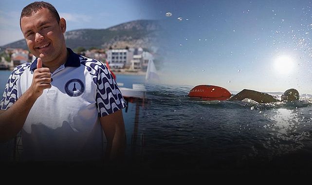 İzmirli sporcu Tunca&#039;dan Manş Denizi’nde tarihi deneme