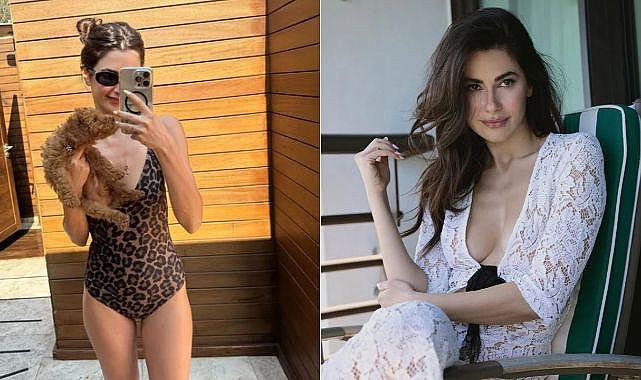 Nesrin Cavadzade&#039;den göz kamaştıran tatil pozu