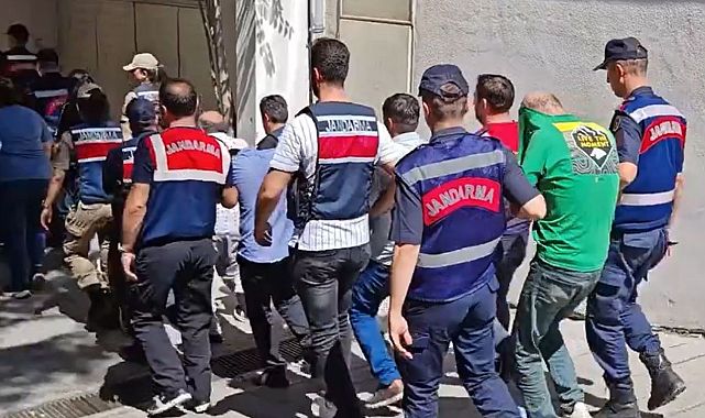10 ilde eş zamanlı operasyon: 74 şüpheli gözaltında