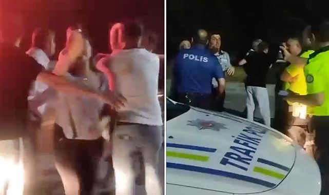 Alkollü sürücünün kızı İHA muhabirine saldırdı