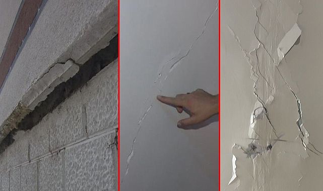 Ankara’da korkutan apartman: Duvarlar çatlıyor, zemin kayıyor