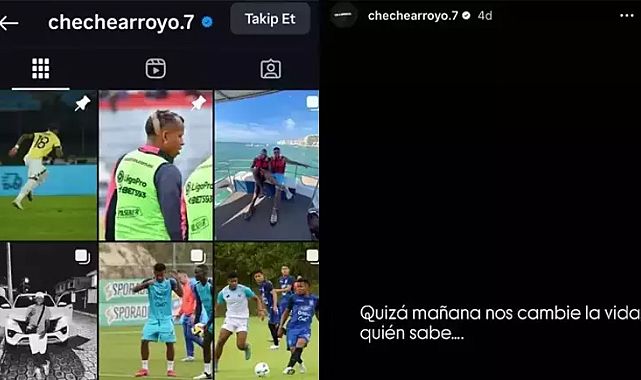Beşiktaş'ta Keny Arroyo krizi: Instagram hesabını kapattı