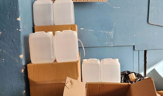 Bornova ve Karabağlar’da sahte alkol baskını