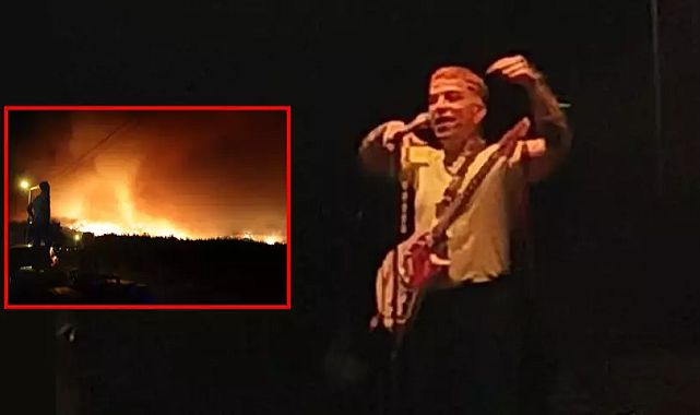 Bursa’da yangın çıktı, Athena konseri yarıda kaldı