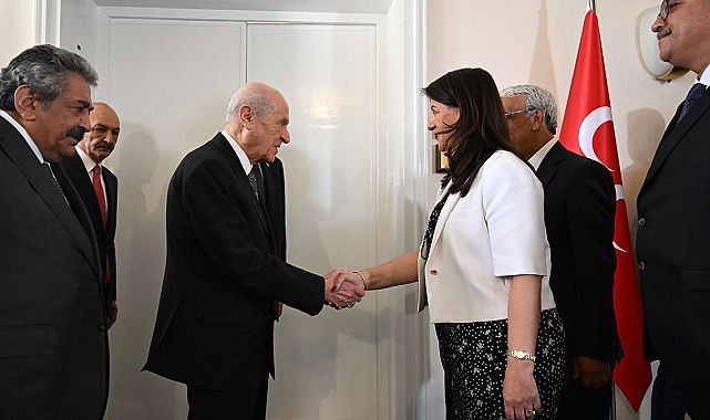 DEM Parti Heyeti Devlet Bahçeli’yi Ziyaret Etti