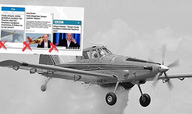 Fatih Altaylı&#039;nın &#039;Air Tractor&#039; Yalanı Çürütüldü! DMM: 3 Bin 104 Litre Su Taşıyor