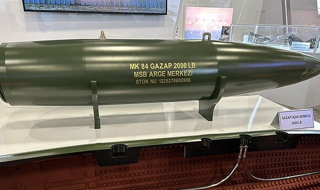 GAZAP bombası tanıtıldı: 1 km alanda yok edici etki