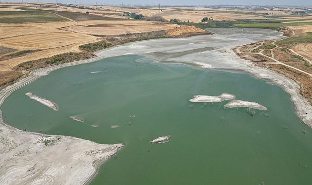 Gölette su seviyesi yüzde 5’in altına düştü