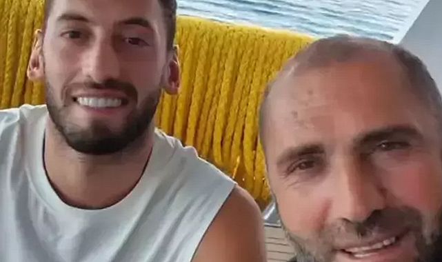 Hakan Çalhanoğlu’nun babasından “Geliyoruz” paylaşım