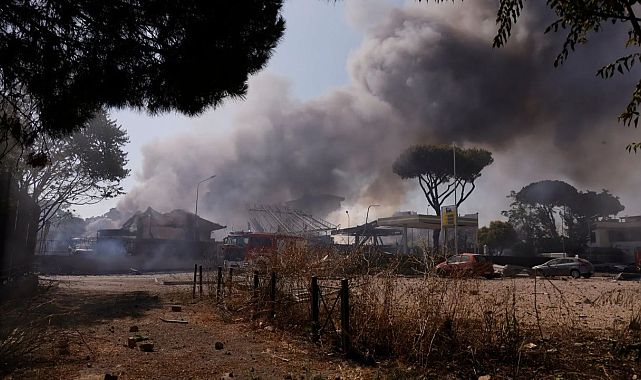 İtalya’da Benzin İstasyonunda Büyük Patlama!