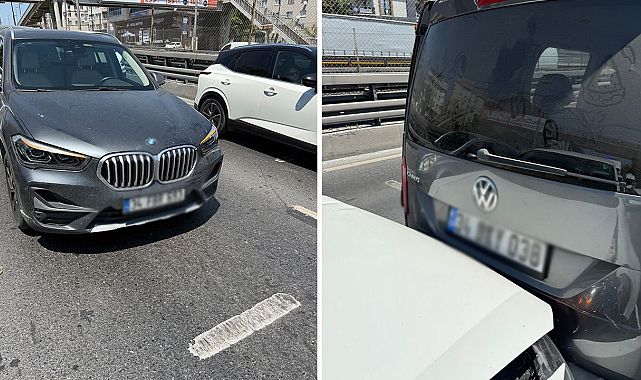 Kamyonetten Düşen Çöp Torbası Zincirleme Kazaya Yol Açtı