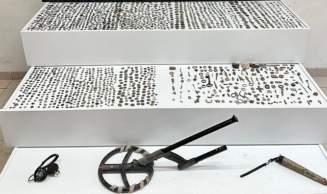 Konya’da kaçakçılara tarihi eser operasyonu