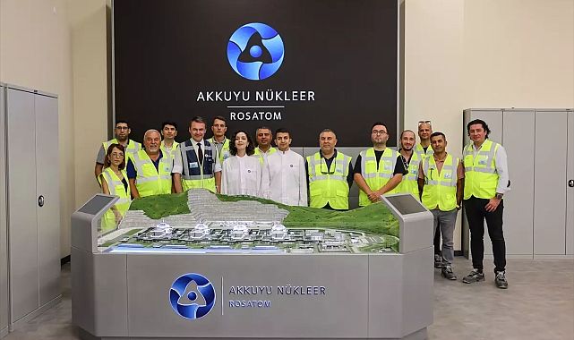 Mersin’de Akkuyu Nükleer santrali sahası gezildi