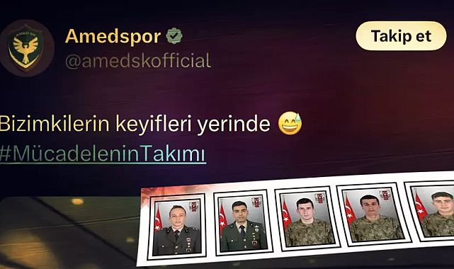 Türkiye yasa boğulurken Amedspor’dan tepki çeken sözler