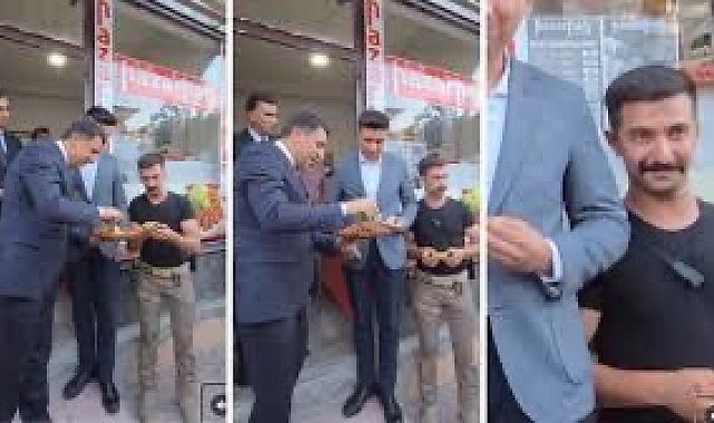 Vali Aygöl&#039;den korumasına esprili çiğ köfte göndermesi