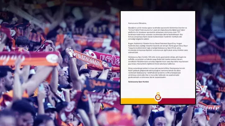 Galatasaray’dan Sponsorluk Açıklaması: “Hukuki Süreç Titizlikle Takip Ediliyor”