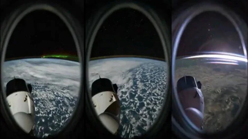 ISS’ten Aurora ve Orion manzarası paylaşıldı