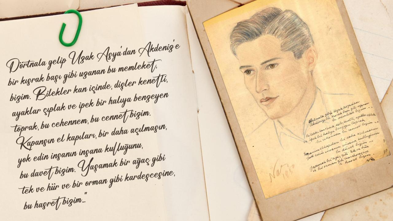 MİT’ten Nazım Hikmet’e ait belge paylaşımı