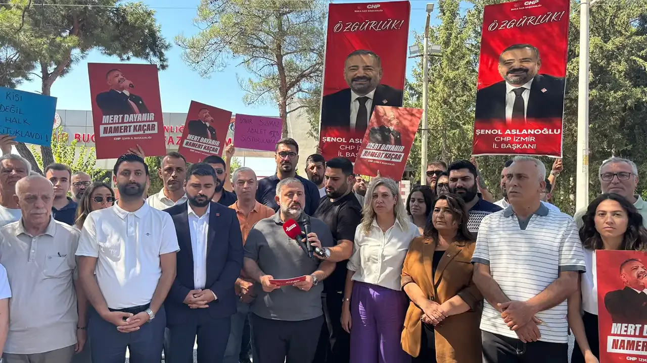 CHP Buca’dan Kırıklar Cezaevi önünde destek açıklaması