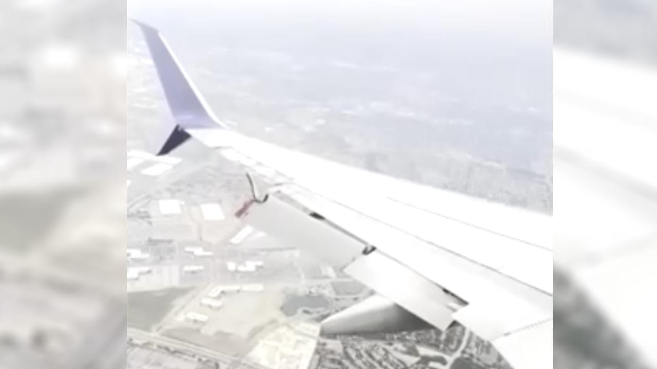 ABD’de uçuşta uçağın kanadındaki flap koptu