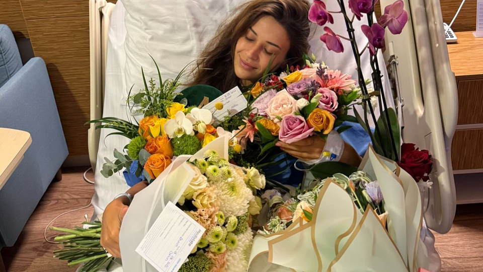 Devrim Özkan hastane odasından teşekkür etti