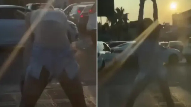 Alaçatı’da yol ortasında dans eden genç kadın sosyal medyada