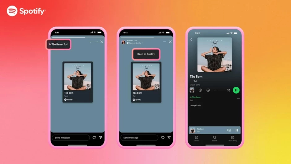Spotify ve Instagram’dan Yeni Müzik Paylaşım Özelliği