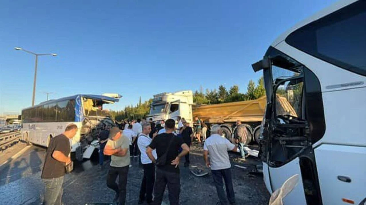 TEM Otoyolu’nda zincirleme kaza: 1 ölü, 9 yaralı