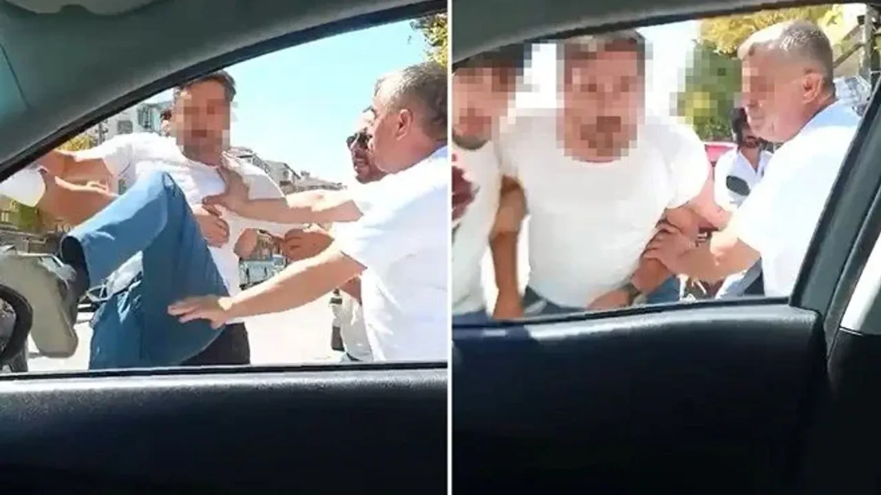 Ankara’da dolmuş şoförü trafikte dehşet saçtı