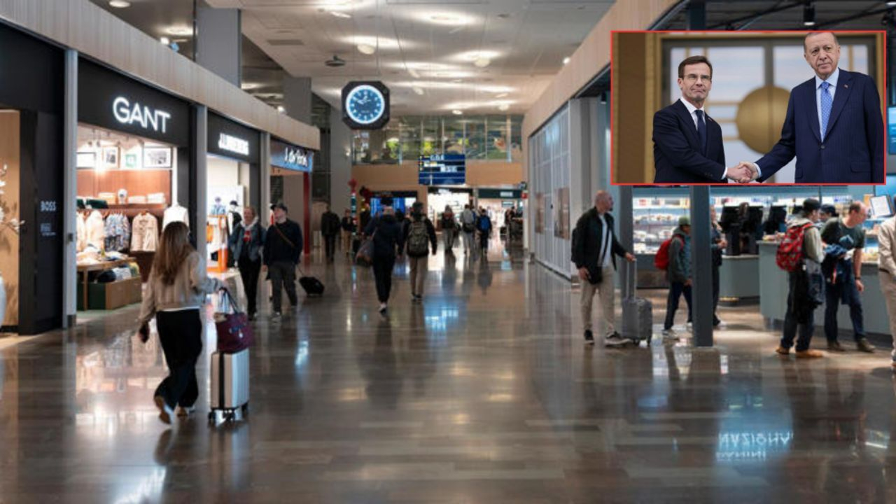 Stockholm havalimanında güvenlik fiyaskosu yaşandı