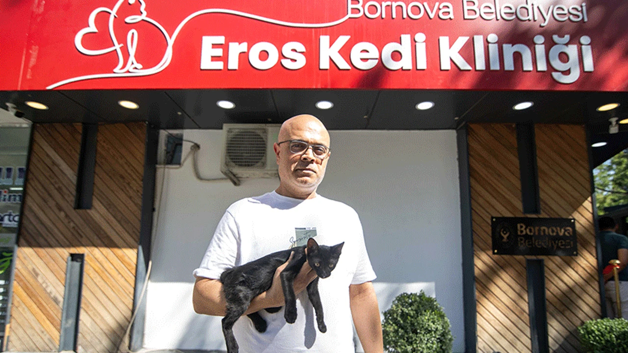 Eros’un adı yaşatılıyor: Bornova’ya modern kedi kliniği