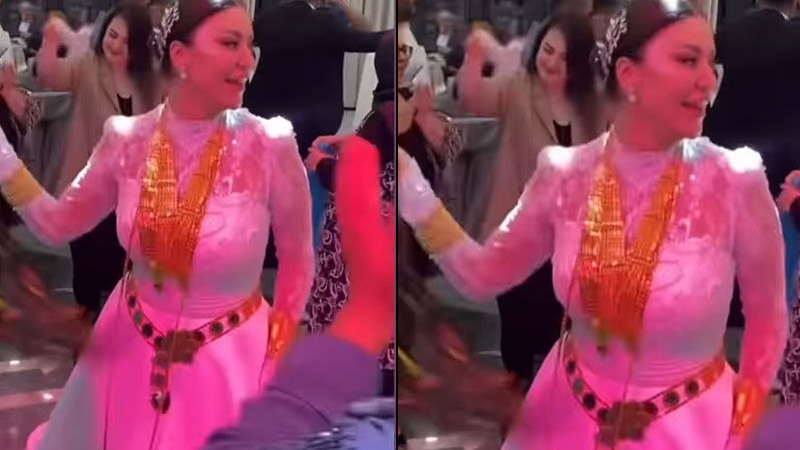 Banu Parlak’ın gelinliği sosyal medyayı salladı