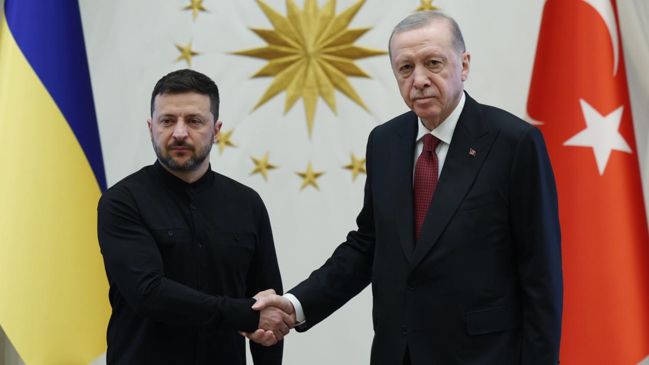 Cumhurbaşkanı Erdoğan, Ukrayna Devlet Başkanı Zelenskiy ile görüştü