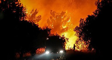 Çanakkale orman yangınında 47 kişi dumandan etkilendi 