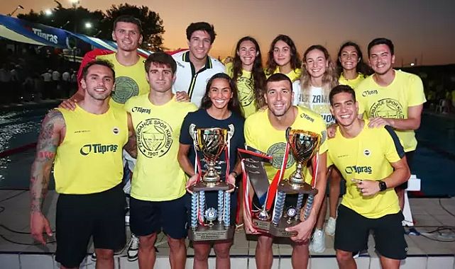 Fenerbahçe yüzmede 6 kupadan 5’ini kazandı