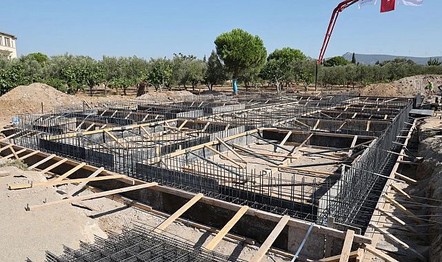 Foça’da çocuklar için modern kreş inşaatı başladı