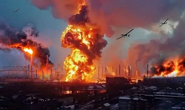 İHA saldırıları Rusya’yı vurdu, benzin fırladı