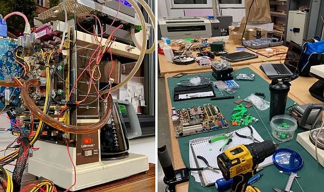 Kahve ve bilgisayar birleşti: Coffeematic PC projesi