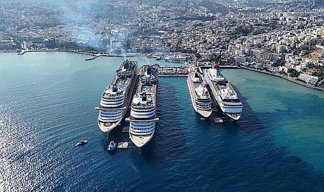 Kuşadası’nda kruvaziyer turizmi hareketlendi