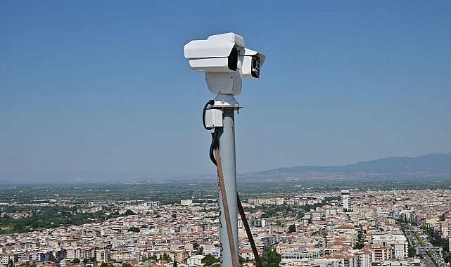 Manisa, yangın riskine karşı erken uyarı sistemi kurdu