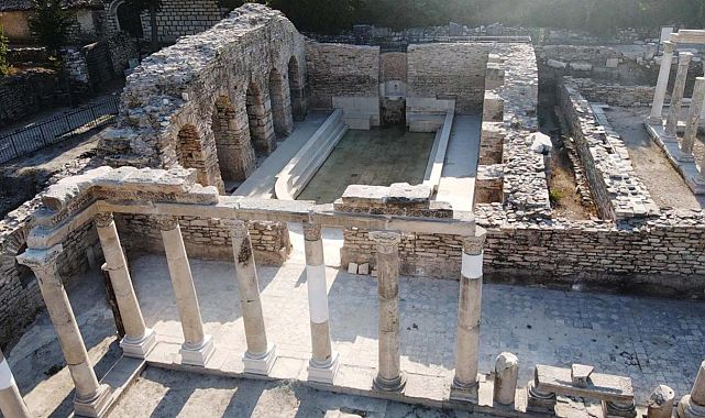 Stratonikeia Roma hamamında 1900 yıl sonra su aktı