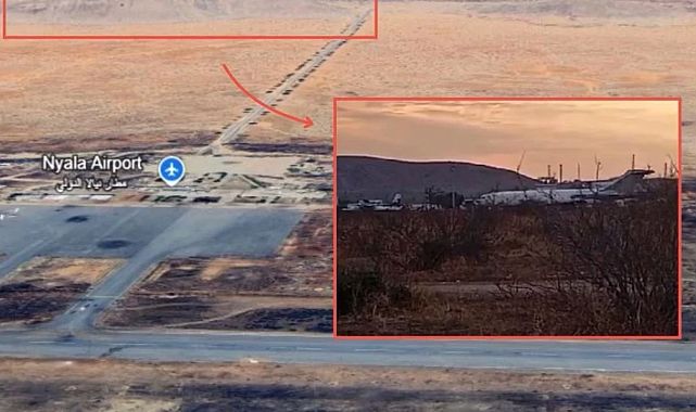 Sudan, Nyala’da paralı asker taşıyan uçağı vurdu