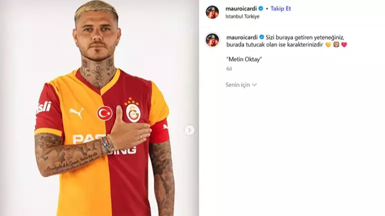 Galatasaraylı Icardi’den Fenerbahçe’ye giden Kerem’e mesaj