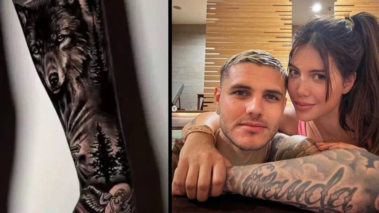 Icardi, Wanda Nara dövmesini kapattırdı