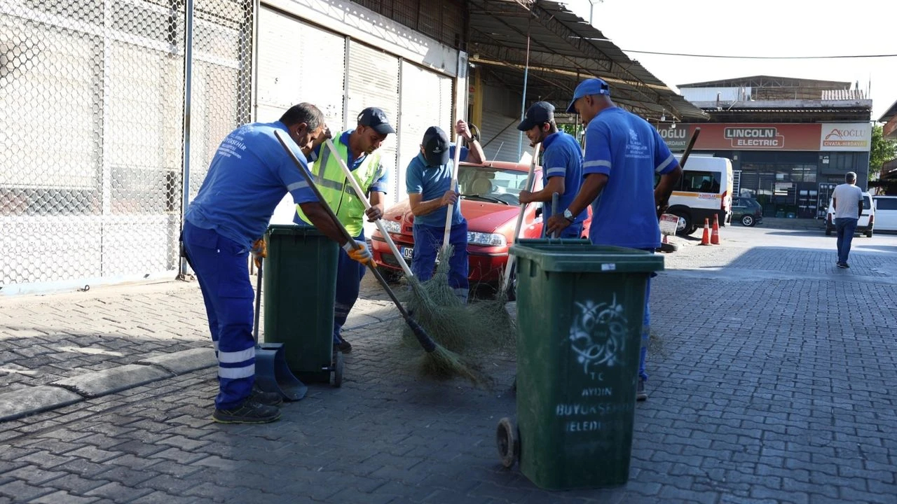 Aydın’da geniş çaplı temizlik çalışması