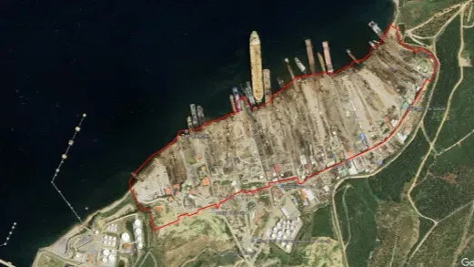 Zehir saçan söküm alanı büyüyor